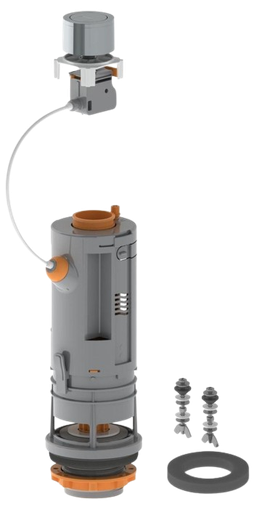 [70355] MECANISMO DESCARGA CABLE + PULSADOR DOBLE + KIT TAZA TANQUE NIAGARA (PRHIE)