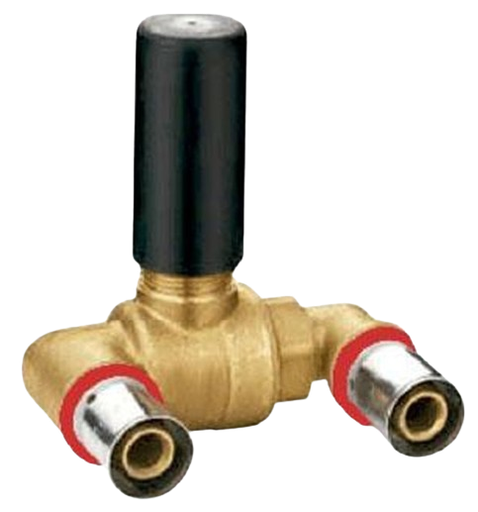 VALVULA ESFERA EMPOTRAR EN "U" MULTICAPA (Ø16)