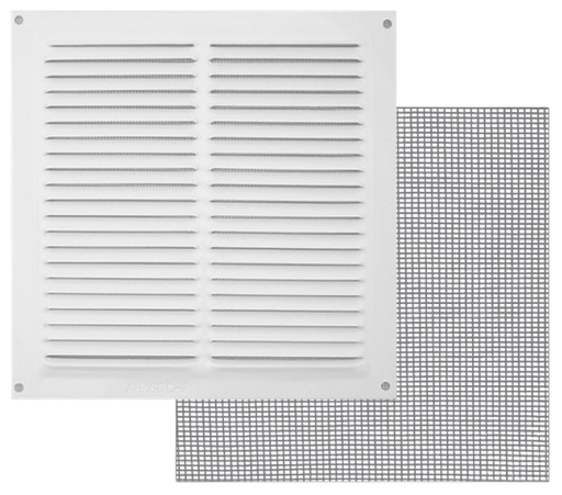 REJILLA VENTILACION ATORNILLAR CON MOSQUITERA (BLANCO, COFAN)